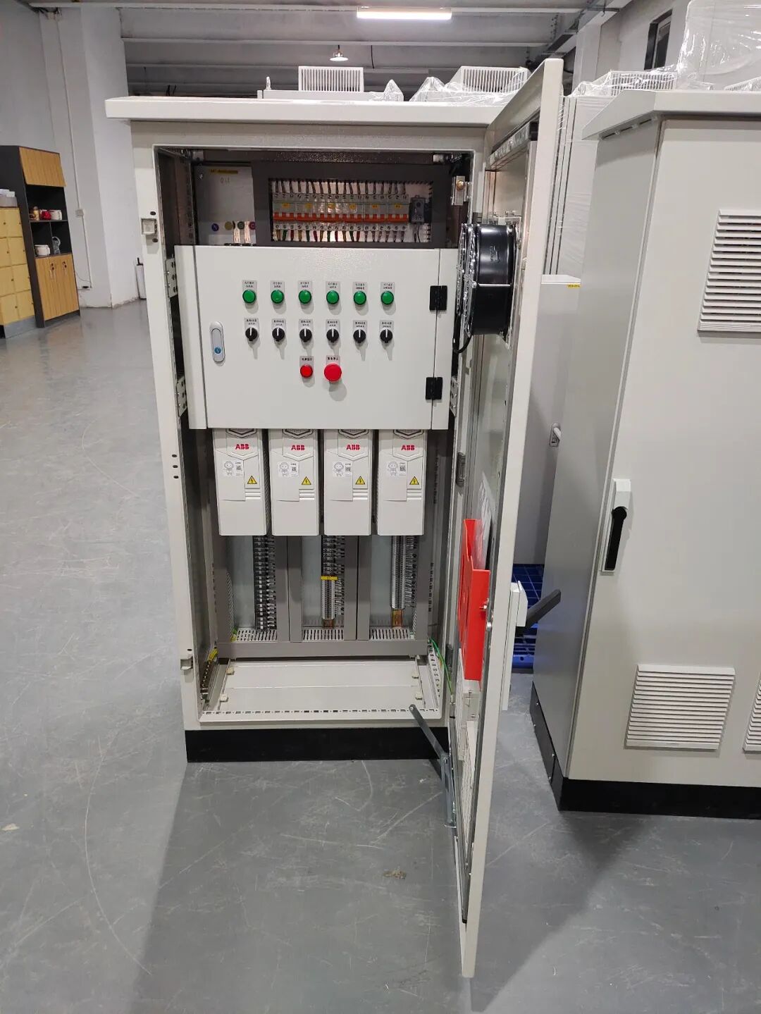 vfd panel_in_door-open_ABB_07 vfd panel_in_door-open_ABB_07