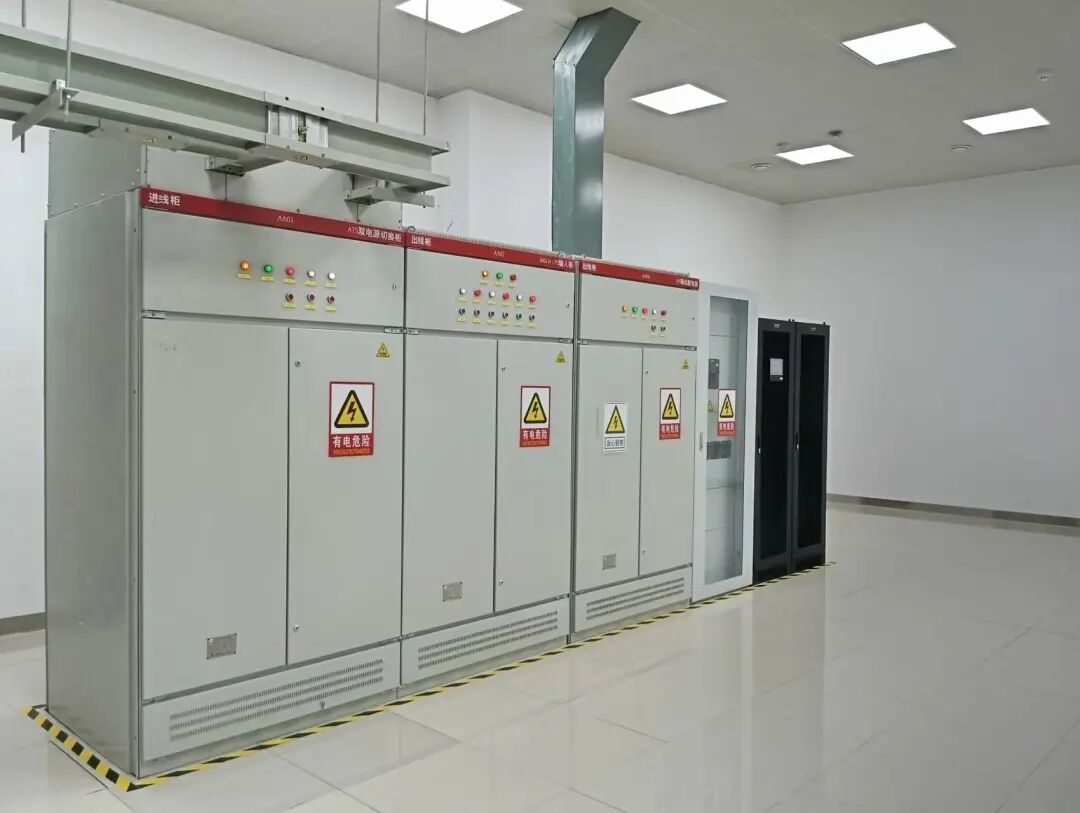 indoor electrical room control panel cabinet installation commercial building