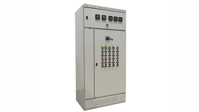 motor control center mcc panel front view with modular cabinet lineup industrial enclosure